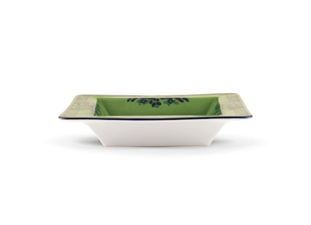 SQUARE CHANGE TRAY MALACHITE Oriente Italiano-4