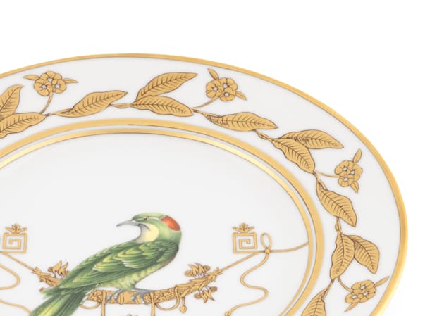 Coucou Didrie dessert plate | Volière | GINORI 1735
