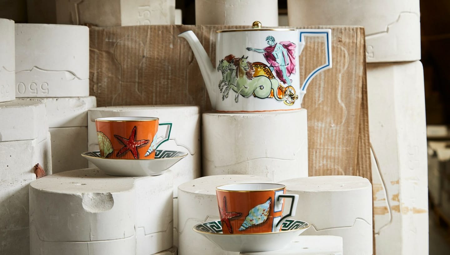 Wedgwood - Servizio di tazze da tè per 6 (12) - Porcellana - Catawiki