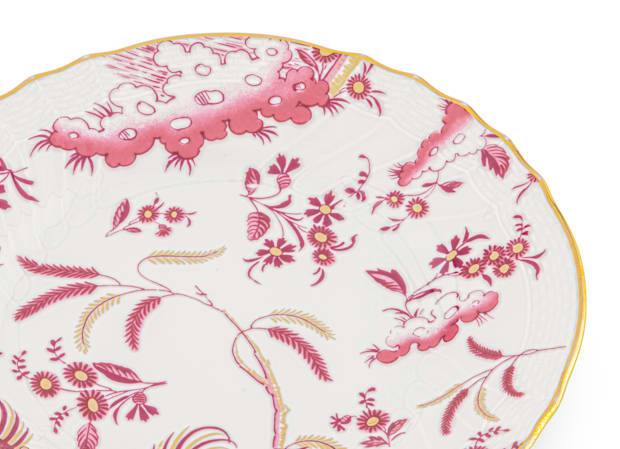 Magenta bread plate | Oro Di Doccia | Ginori1735 | GINORI 1735