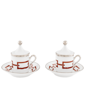 Catene ESPRESSO SET FOR TWO SCARLATTO