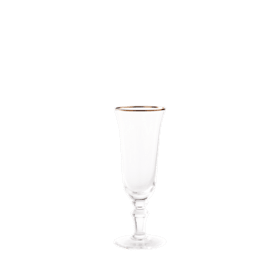 Medici CALICI FLUTE CRISTALLO FILO PLATINO