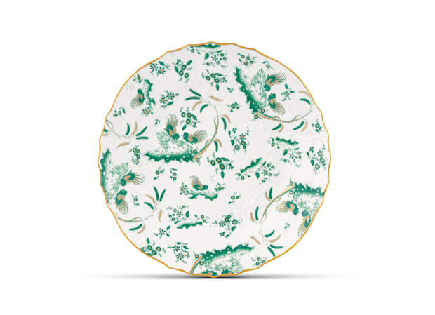 Large Green Round Platter | Oro di Doccia | Ginori1735