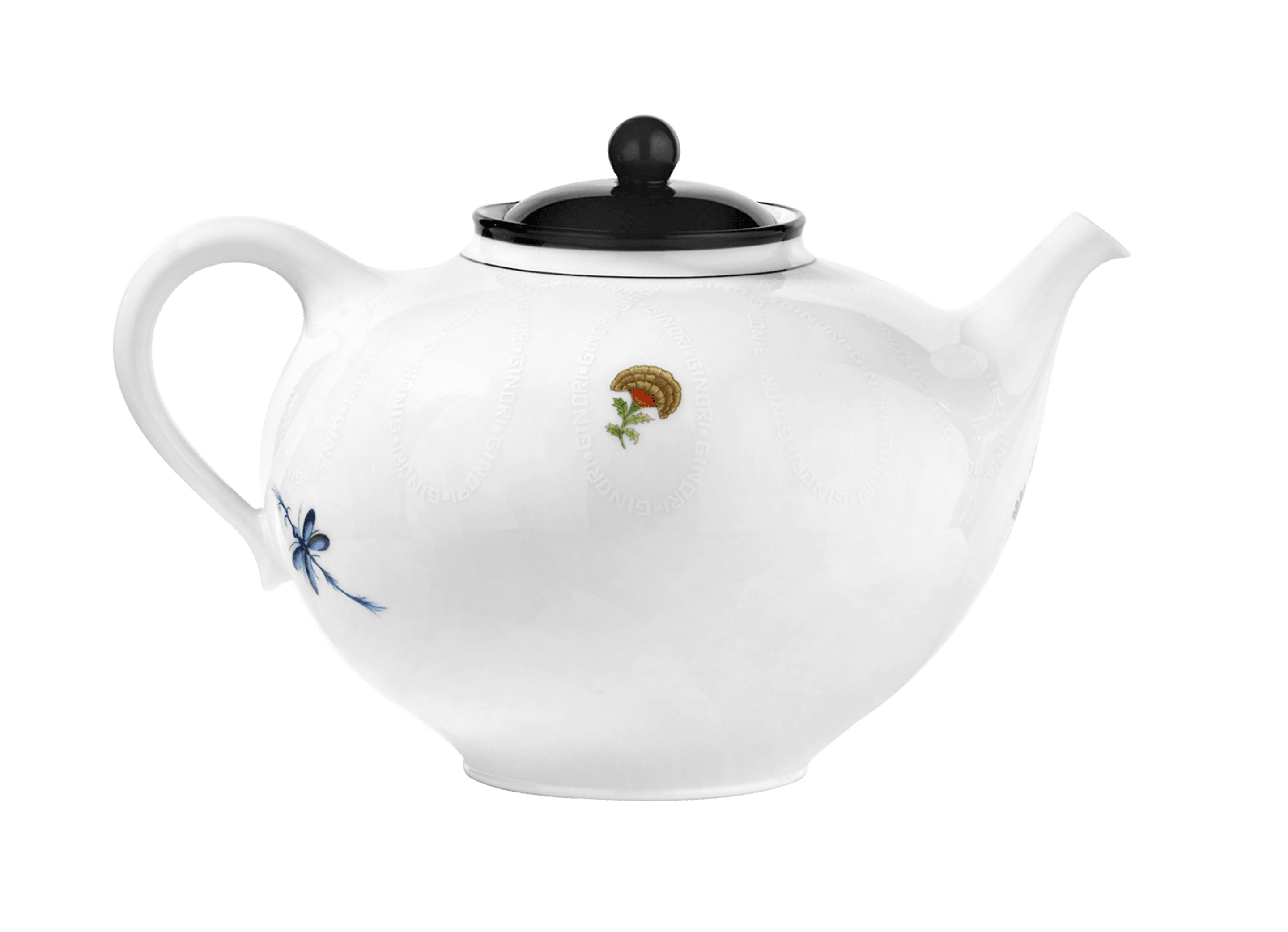White teapot in porcelain GINORI 1735