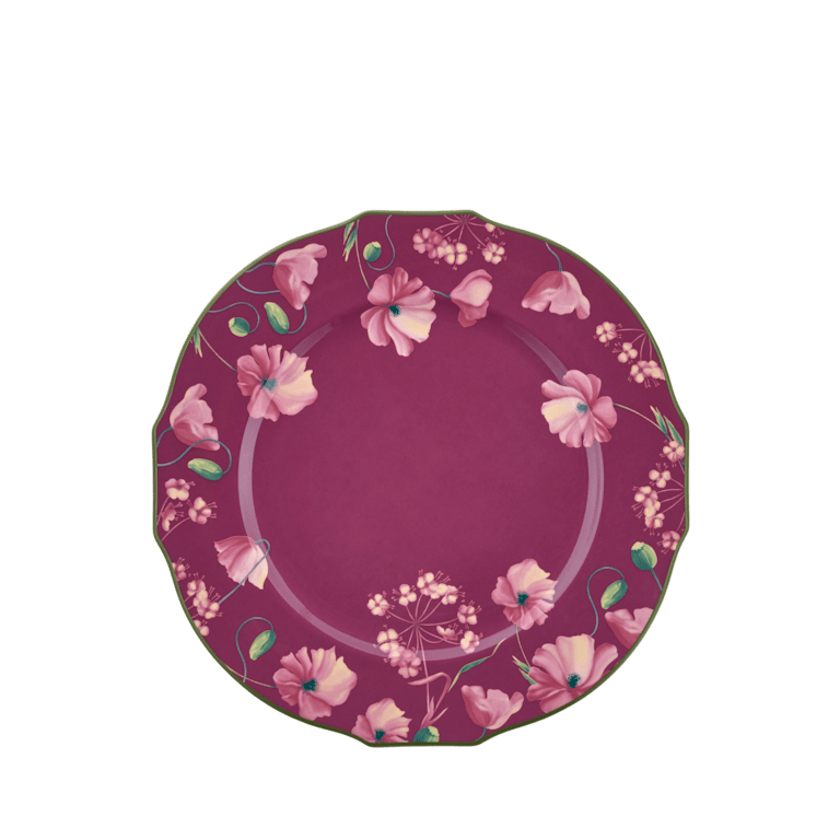 Flat plate Malva pink | Florenza | GINORI 1735