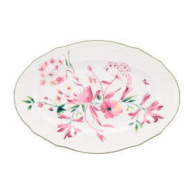Large oval platter Acanto green | Florenza | GINORI 1735