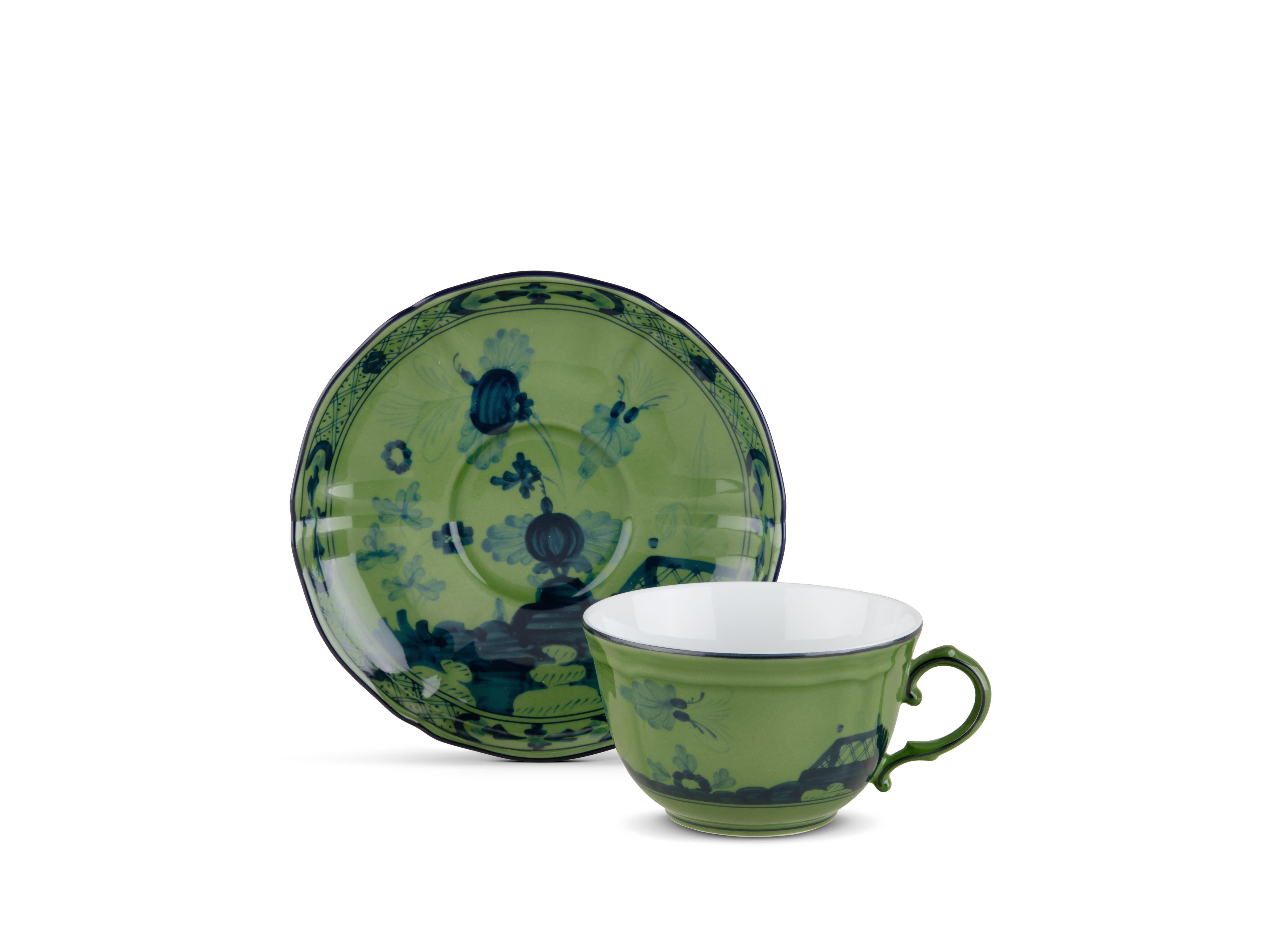 Richard Ginori・オリエントエキスプレス・ペアティータイムセット Malachite green tea cup in porcelain | GINORI 1735