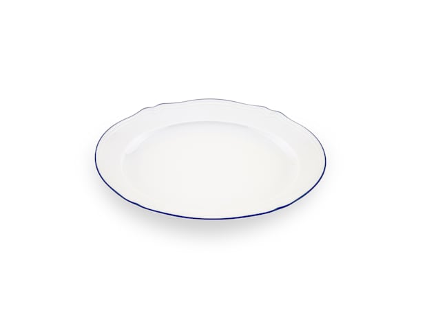 PLAT DE SERVICE OVALE BLU COBALTOCorona-2
