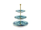 3-TIER SERVING STAND IRIS Oriente Italiano-1