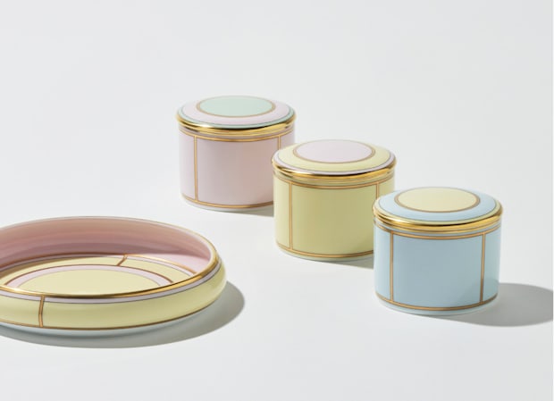 ラウンドボックス 8cm セレステ | GINORI 1735