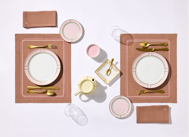 SETS DE TABLE EN LIN ROSA ANTICOOrlis-4