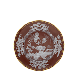 Azalea pink dessert plate in porcelain | GINORI 1735