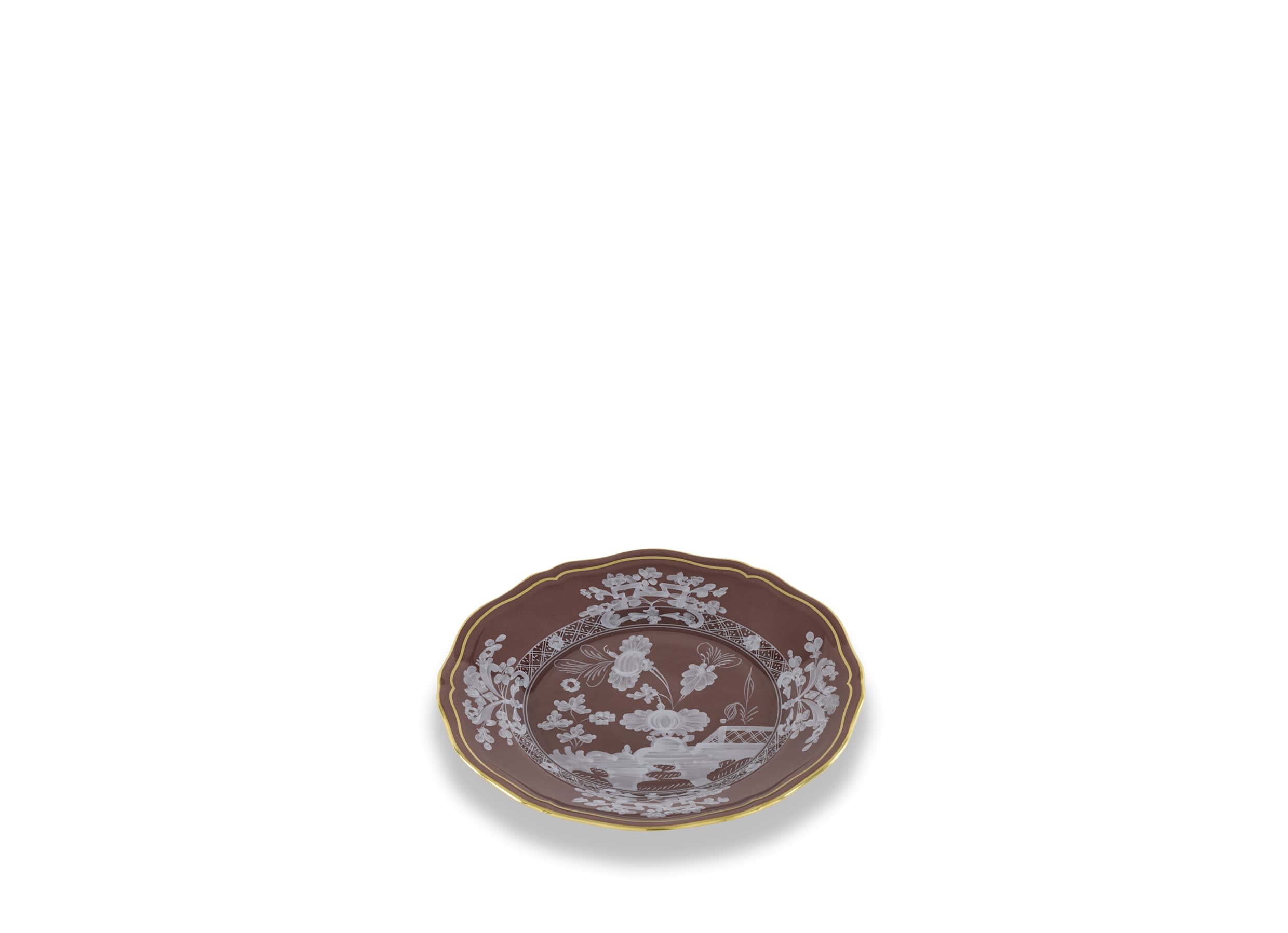 Bread plate brown Castagna | Oriente Italiano | GINORI 1735