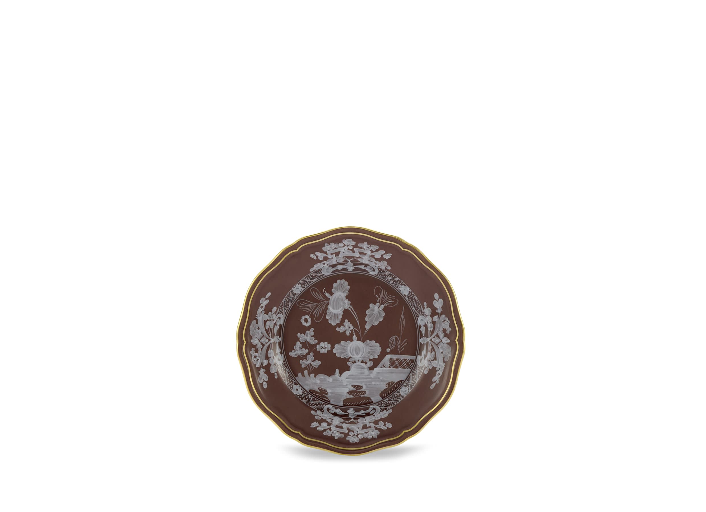 Bread plate brown Castagna | Oriente Italiano | GINORI 1735