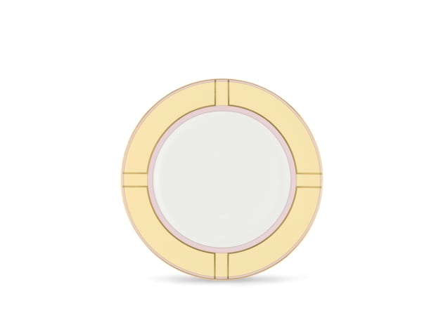 CHARGER PLATE GIALLO Diva-1