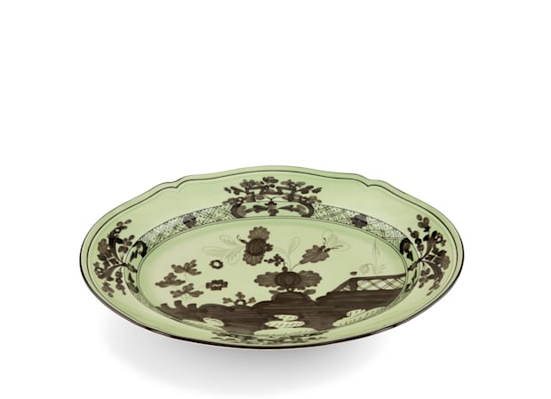 Barium-green porcelain oval platter | Ginori1735 | GINORI 1735