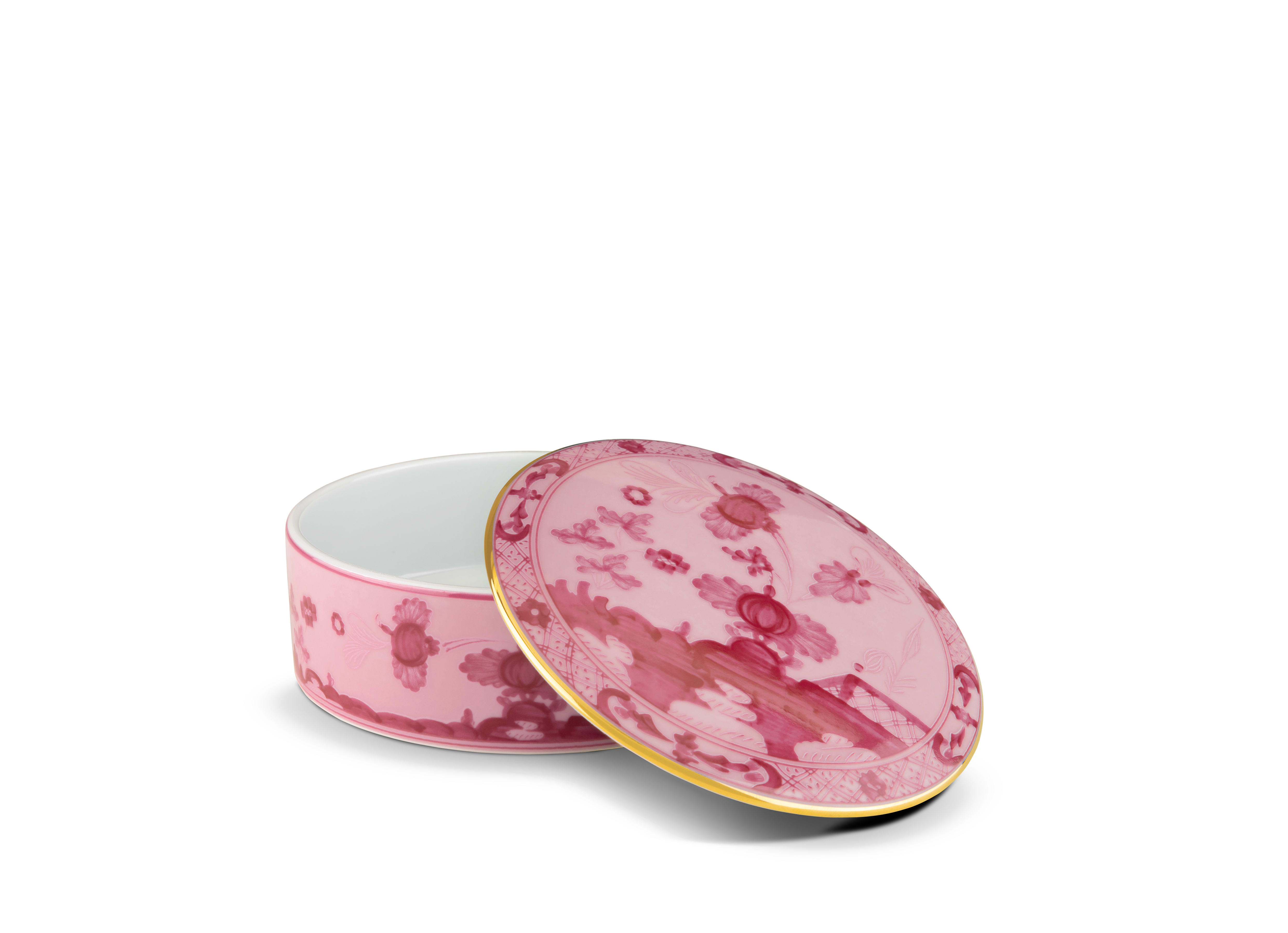Pink porcelain trinket box | GINORI 1735