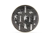 古代遺跡の散歩 プレート33cm ブラック Arte di Gio Ponti-1
