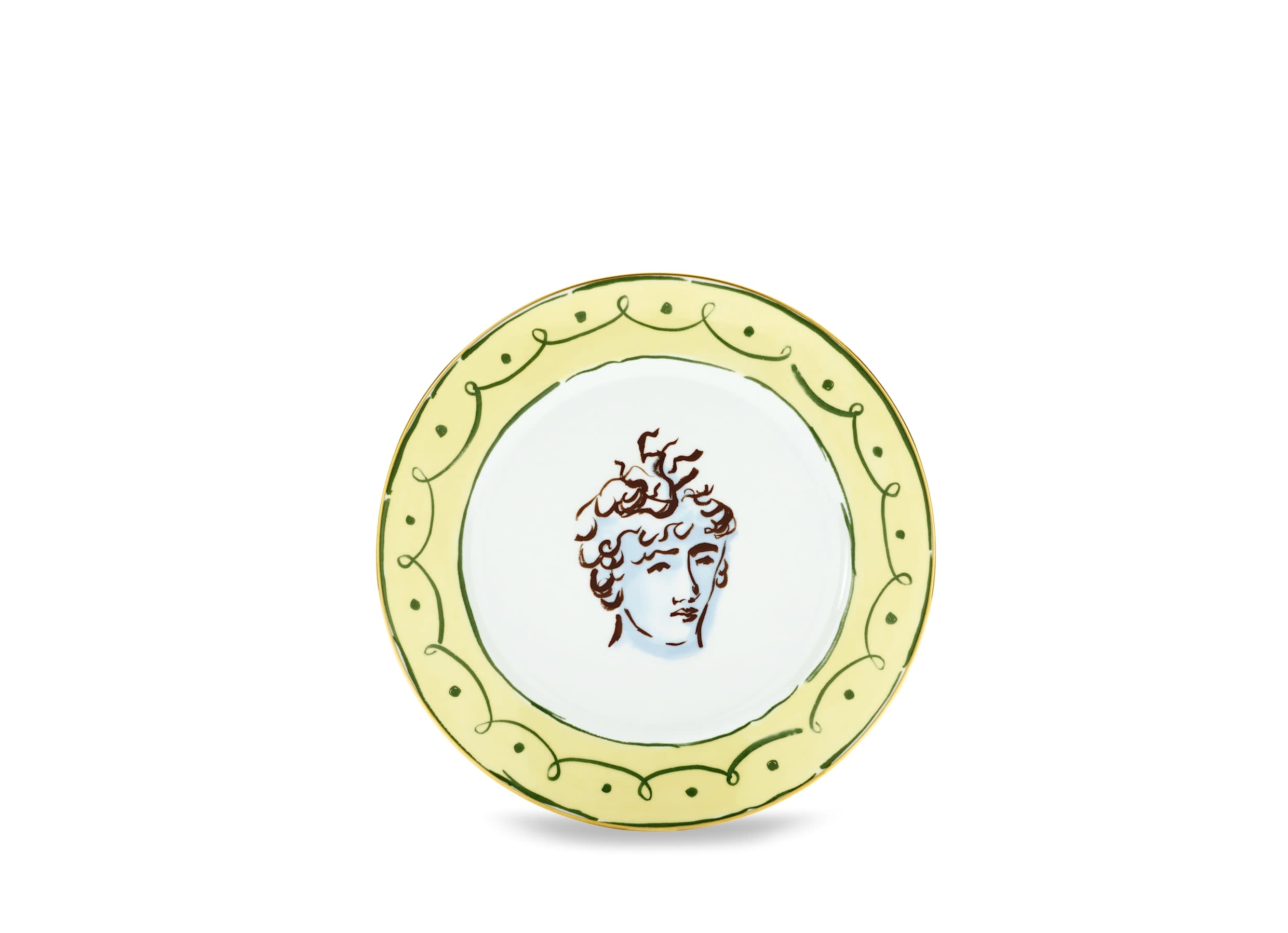 Soup plate Amalfi Lemon | Viaggio Di Nettuno | GINORI 1735