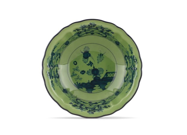 Malachite-green porcelain small bowl | GINORI 1735