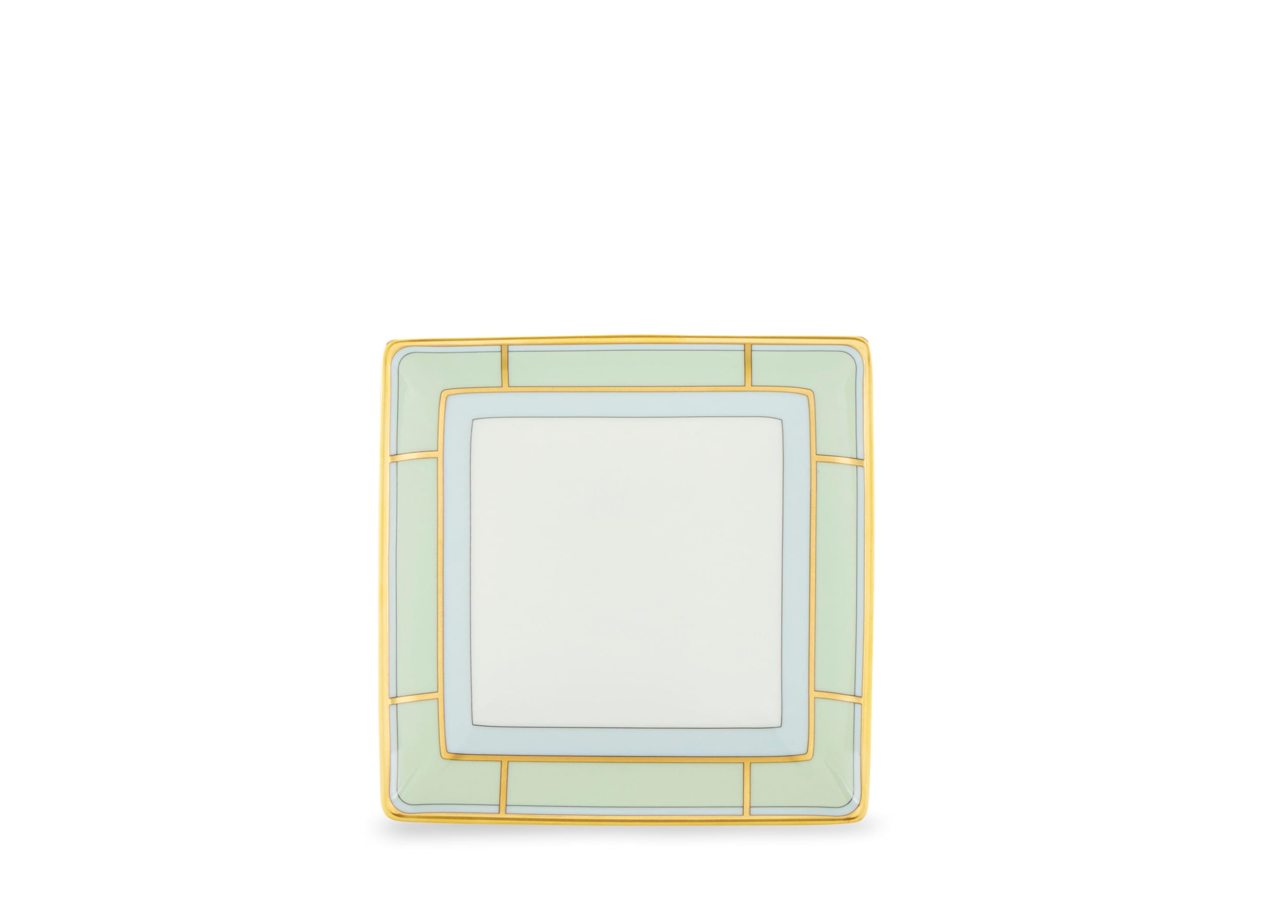 ジノリ ディーヴァ スクエアトレイ Green Square Change Tray| Diva | GINORI 1735