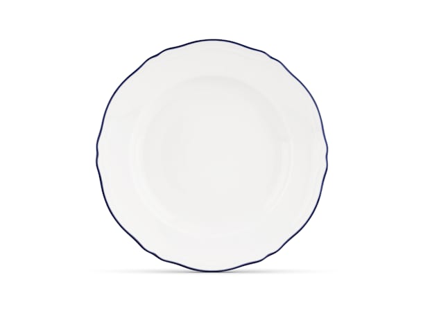 Cobalt blue dessert plate | Corona | GINORI 1735