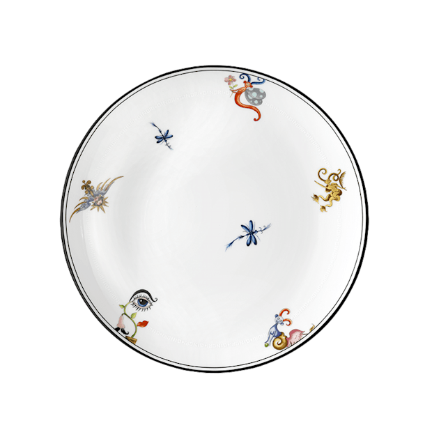 Dinner plates in porcelain GINORI 1735