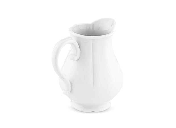 LARGE MILK PITCHER WHITE Antico Doccia-2