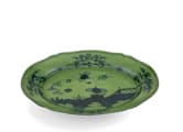 LARGE OVAL PLATTER MALACHITE Oriente Italiano-2