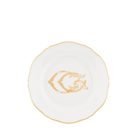 Corona Monogram assiettes à pain oro - personnalisable