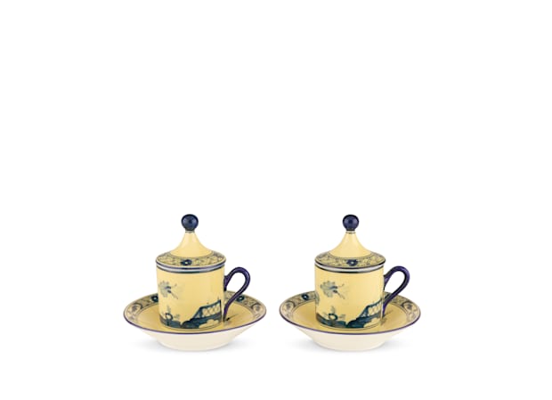 ESPRESSO SET FOR TWO CITRINO Oriente Italiano-1