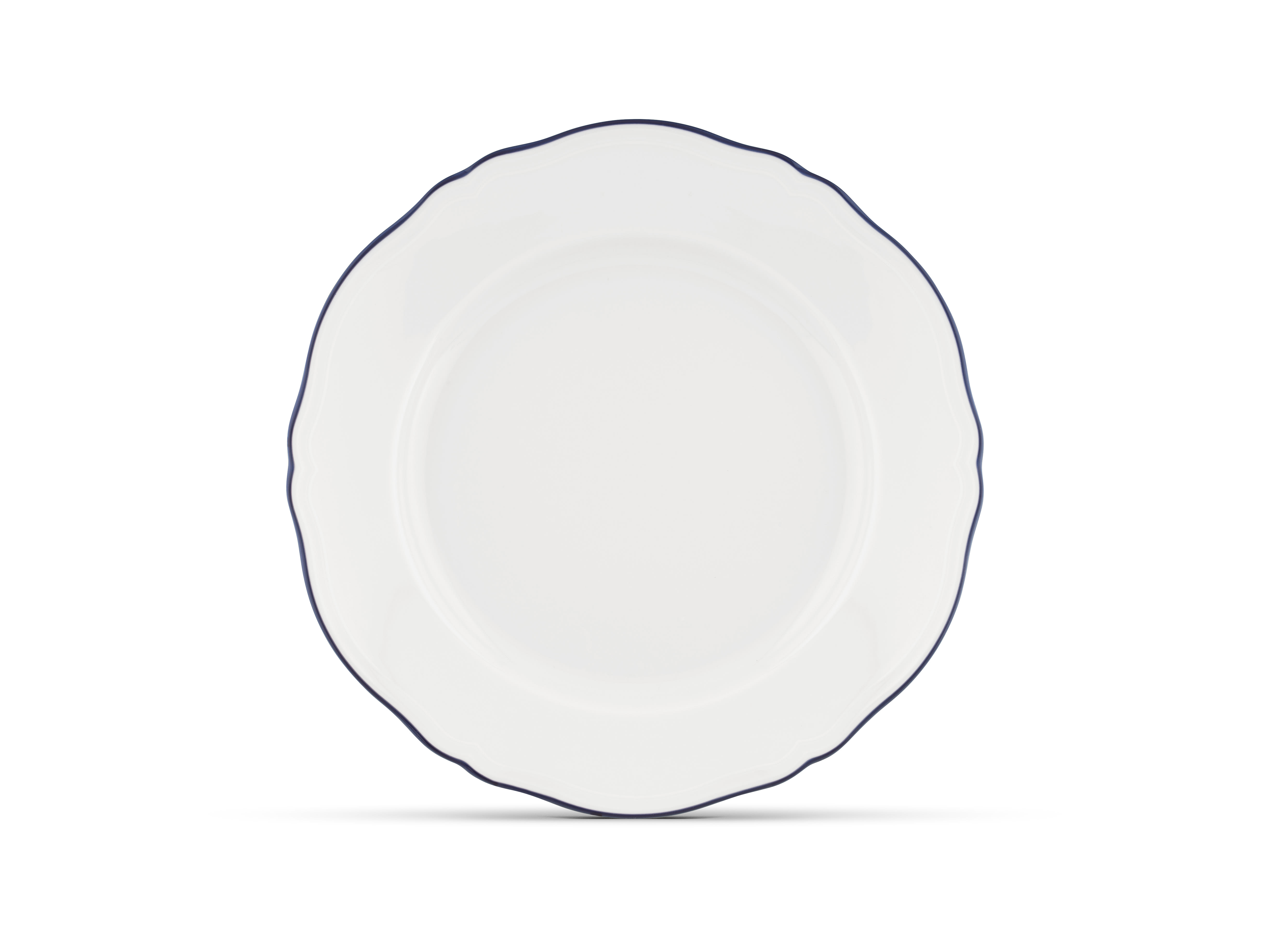 Cobalt blue flat plate | Corona | GINORI 1735