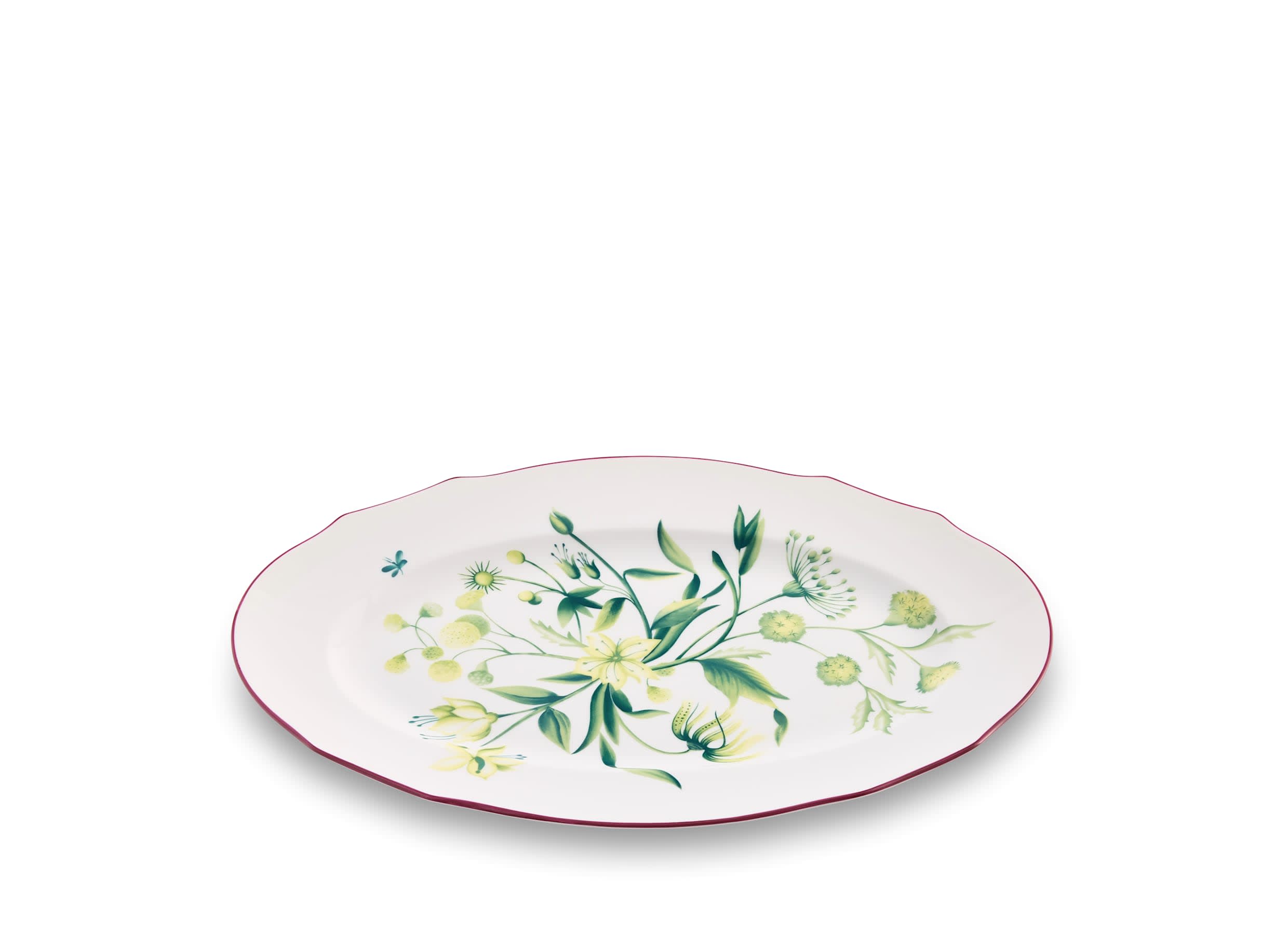 Large oval platter Acanto green | Florenza | GINORI 1735