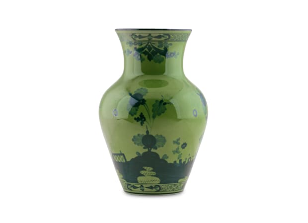 Malachite-green porcelain Ming vase | GINORI 1735