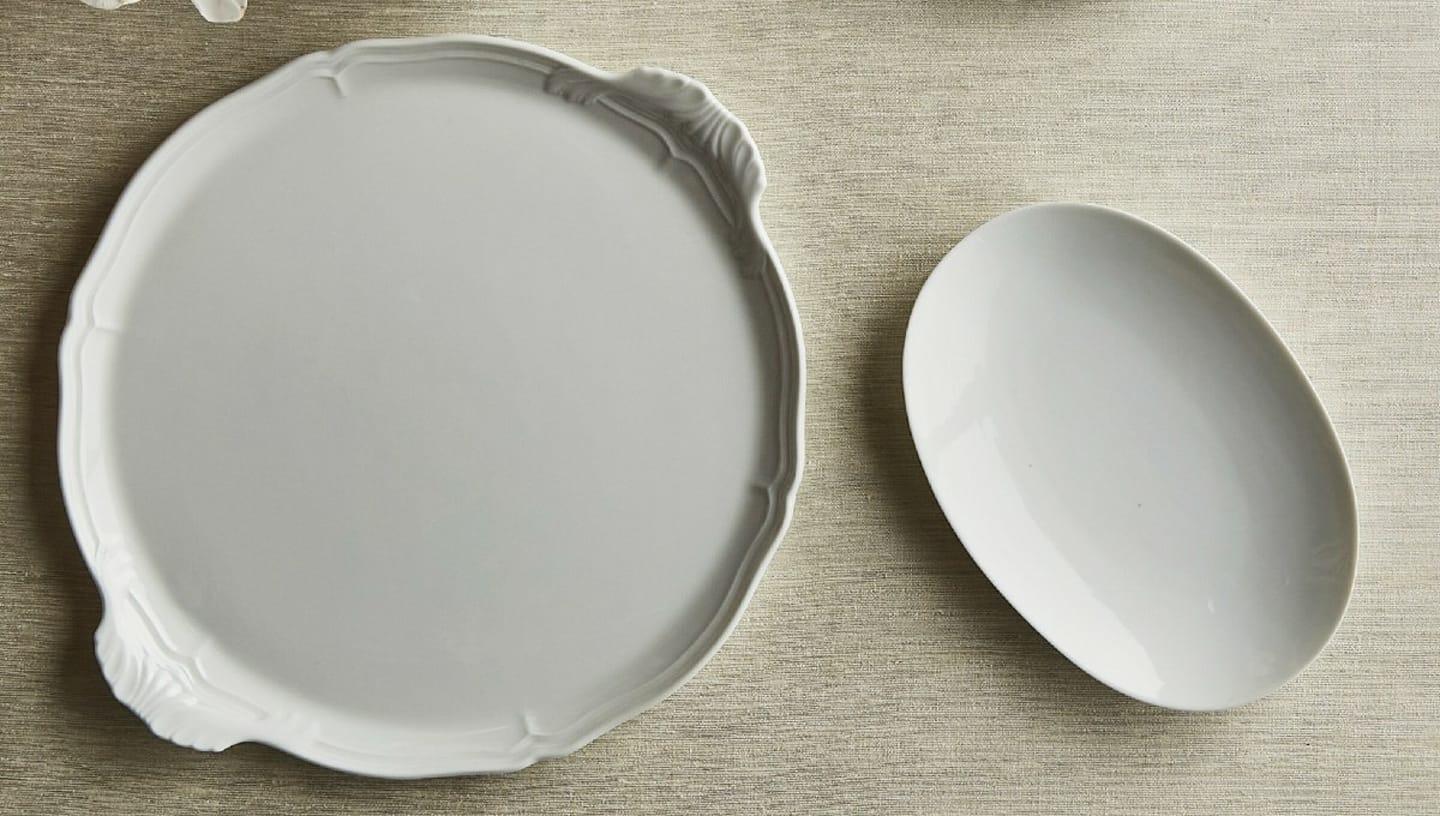 Porcelain cake plates Ginori 1735