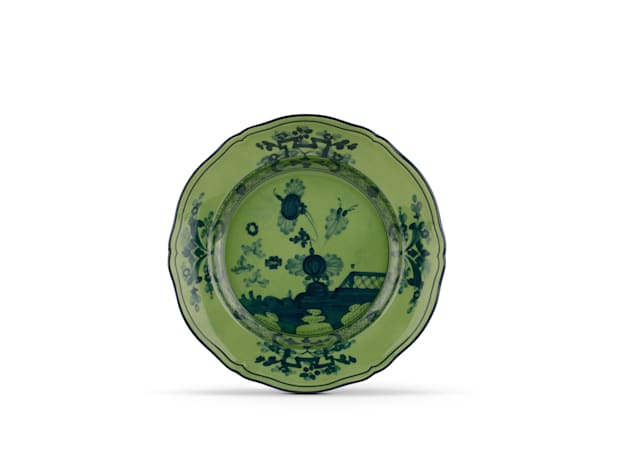 DESSERT PLATES in MALACHITE: Oriente Italiano Collection