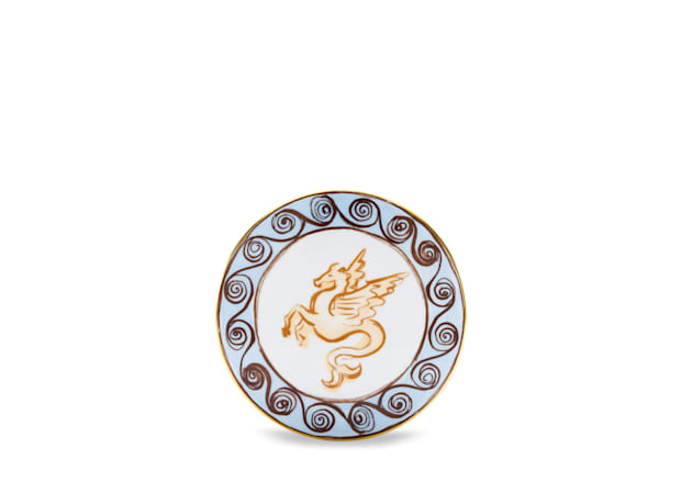 【美品・希少】プリントライタン 箱有り　当時物 ラウンドボックス 13cm ブラウン | イルヴィアッジョディネットゥーノ