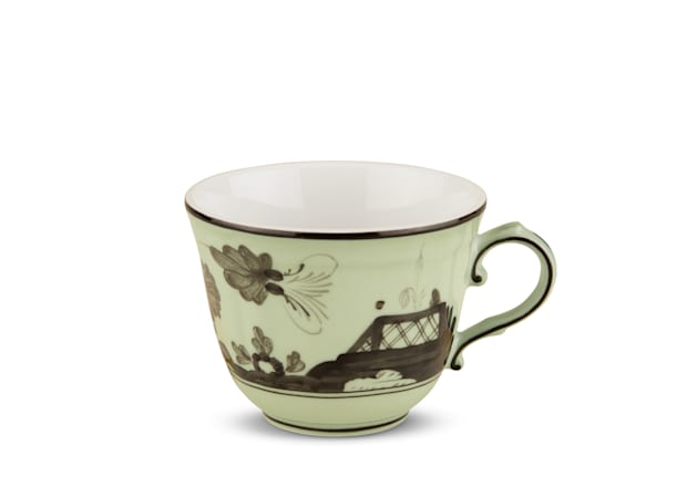 qururi 茶杯 Barium-green coffee porcelain cup | GINORI 1735