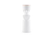 CANDLEHOLDER IL LETTERATO PURE WHITELCDC-1