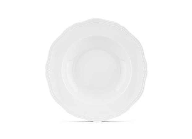 SOUP PLATE WHITE Antico Doccia-1