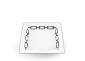 LARGE SQUARE CHANGE TRAY NERO Catene-2
