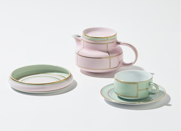 TEA OR BREAD PLATE VERDE Diva-6