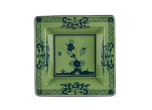 Green square porcelain vide poche | GINORI 1735