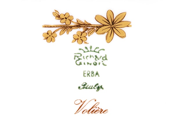 Merle Vert milk pitcher | Voliere | GINORI 1735