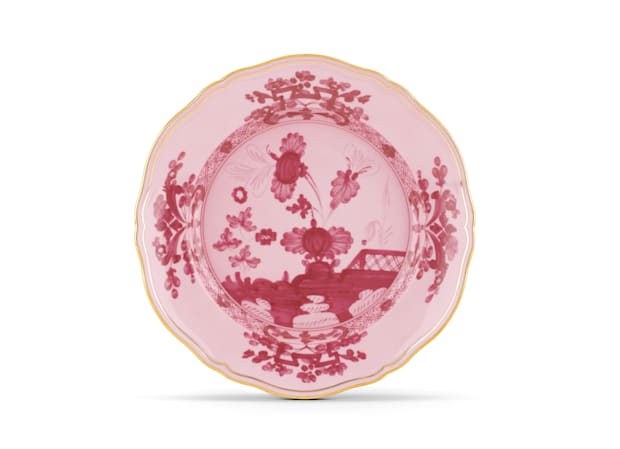 Richard Ginori Oriente Italiano 26.5cm Flat Plate - Purple Porcelain, Made In Italy