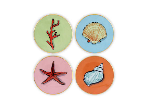 4 SOUS-VERRES MULTIDÉCOR Il viaggio di Nettuno-1