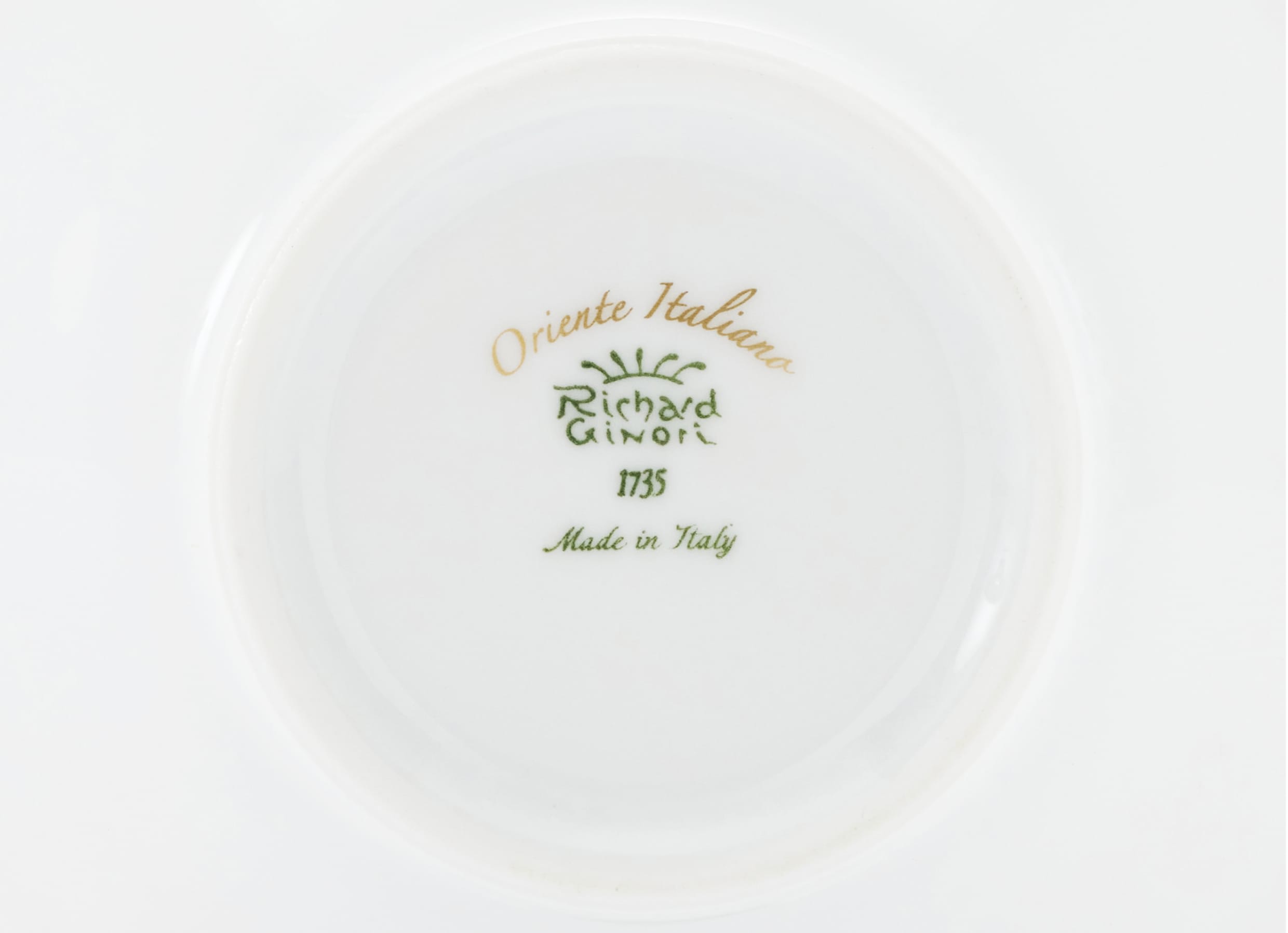 Aurum White Tea Cups | Oriente Italiano | GINORI 1735