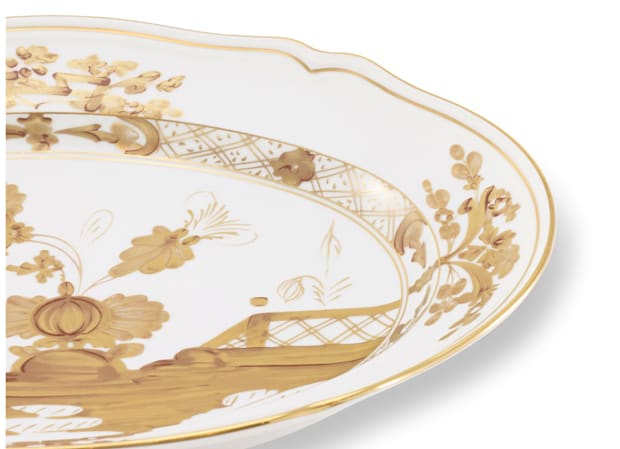 Oval platter Aurum | Oriente Italiano | GINORI 1735