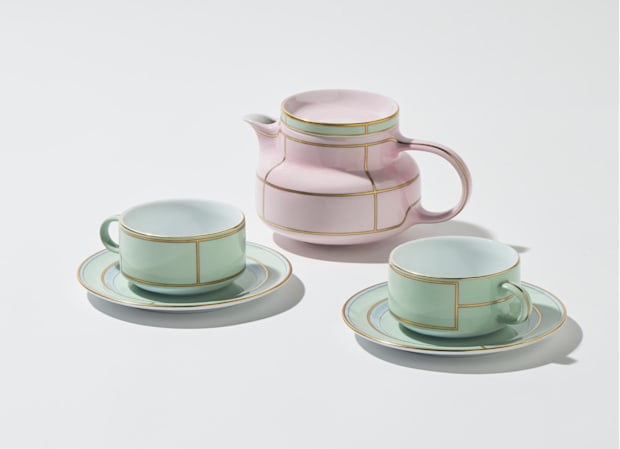TEA SET FOR TWO VERDE Diva-4