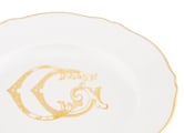 charger plates oro - personalizableCorona Monogram-3